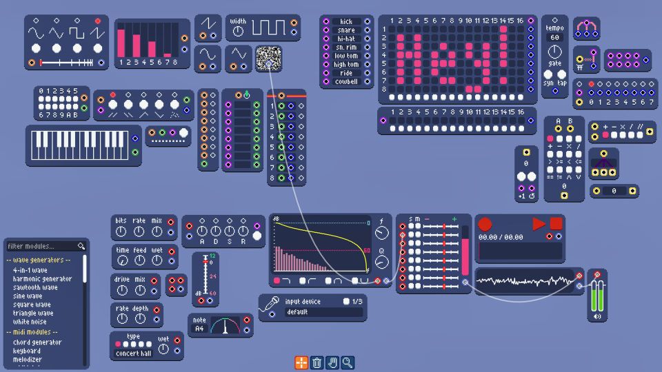 Wavewright: Godot as a digital instrument and the art of connecting things
