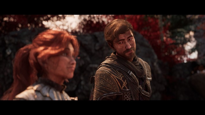 Gustave and Maelle in Clair Obscur