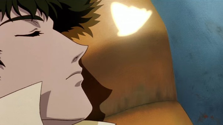 Cowboy Bebop's Spike Spiegel sleeping
