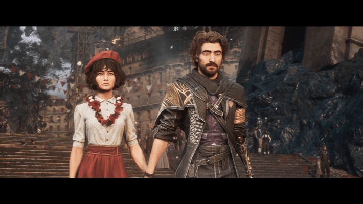 Sophie and Gustave in Clair Obscur