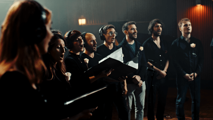 Choir singing Clair Obscur's score. 