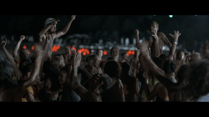 A bunch of British Tourists.