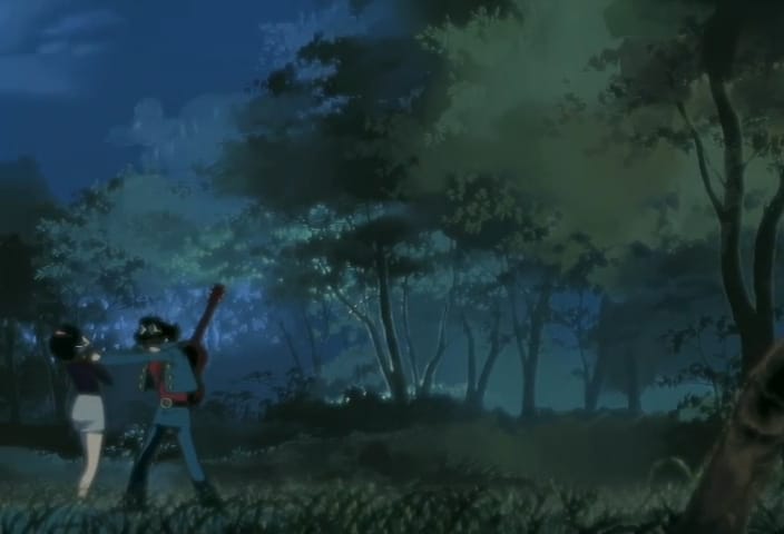 Jiro choking Mitsuko.