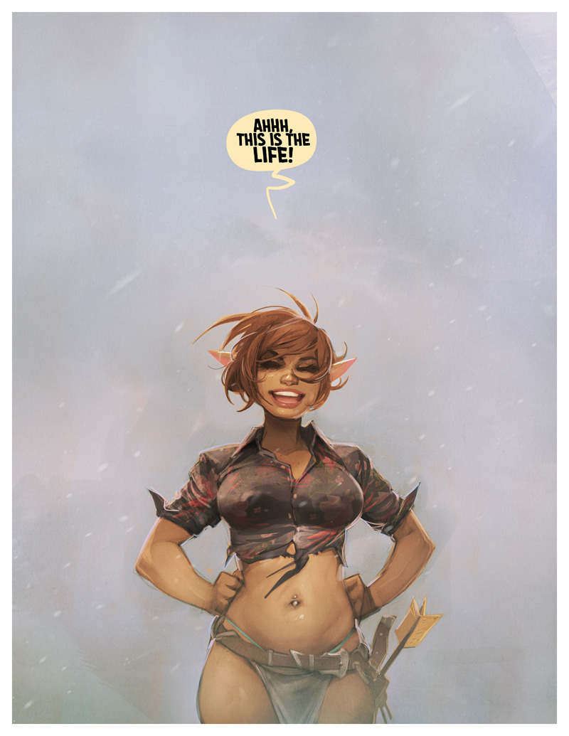 Cinder smiling like an idiot.