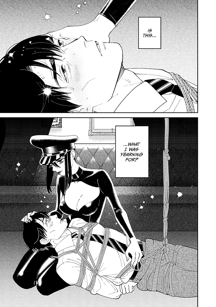 Sawada realizing he likes shibari. 