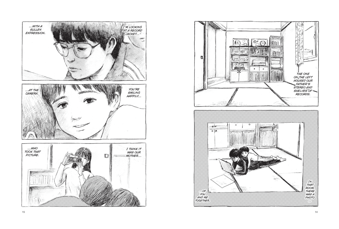 Sound Of A Blink pages of Shuzo remembering his brother.