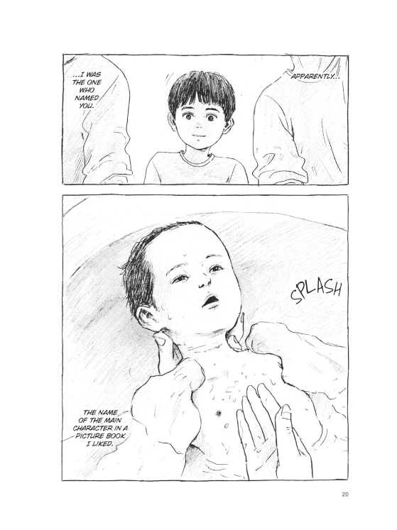 Sound Of A Blink page of Shuzo remembering the birth of his brother.