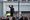 Jaafar Jackson as Michael Jackson stands above an adoring crowd on a city street