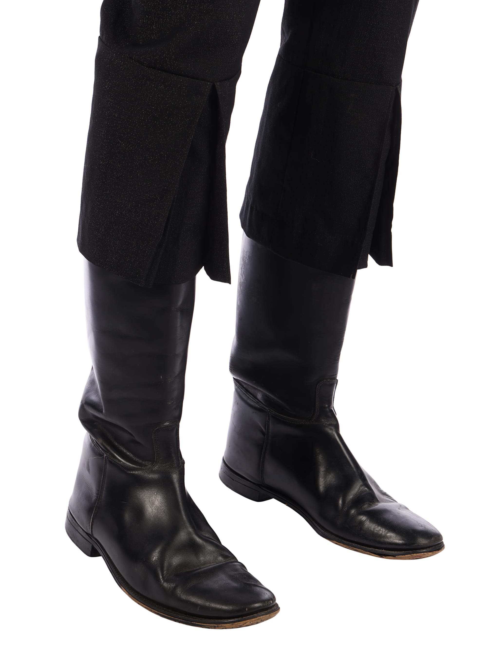 Close up of the new trouser cuffs with slit for STAR TREK II (70s show). 