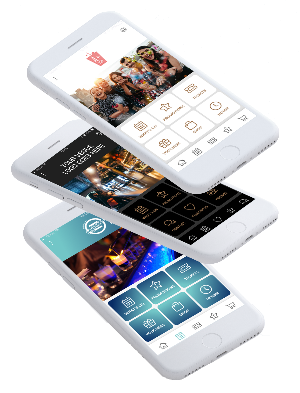 My place app interface image