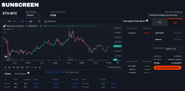 Building a truly dark dark pool