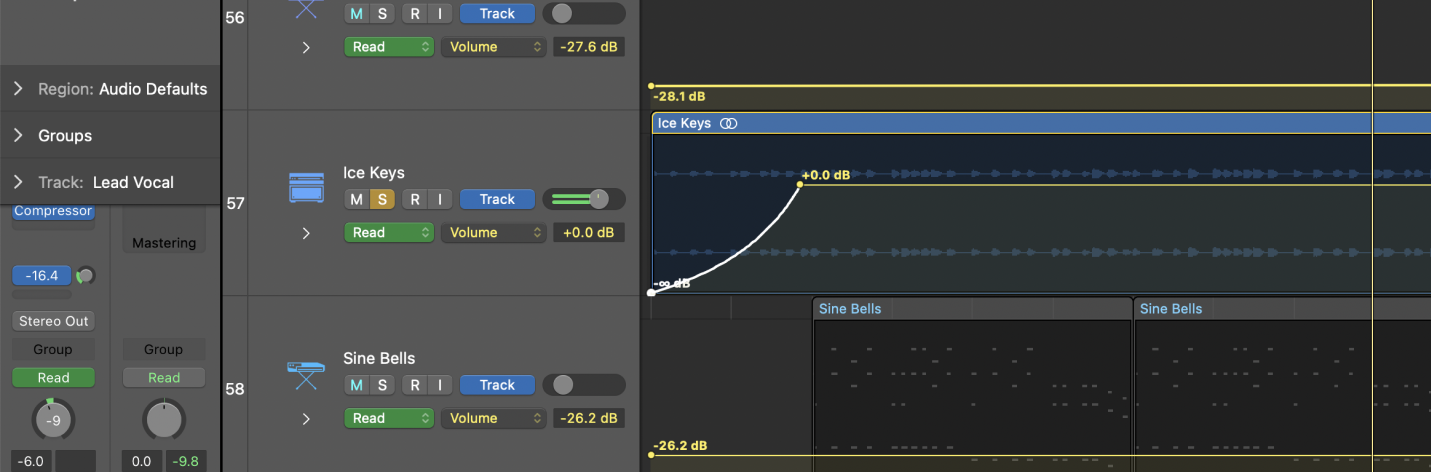 Fade in with automation in Logic