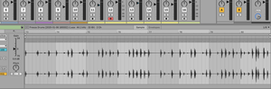 MIDI drums that have been converted to audio in Ableton