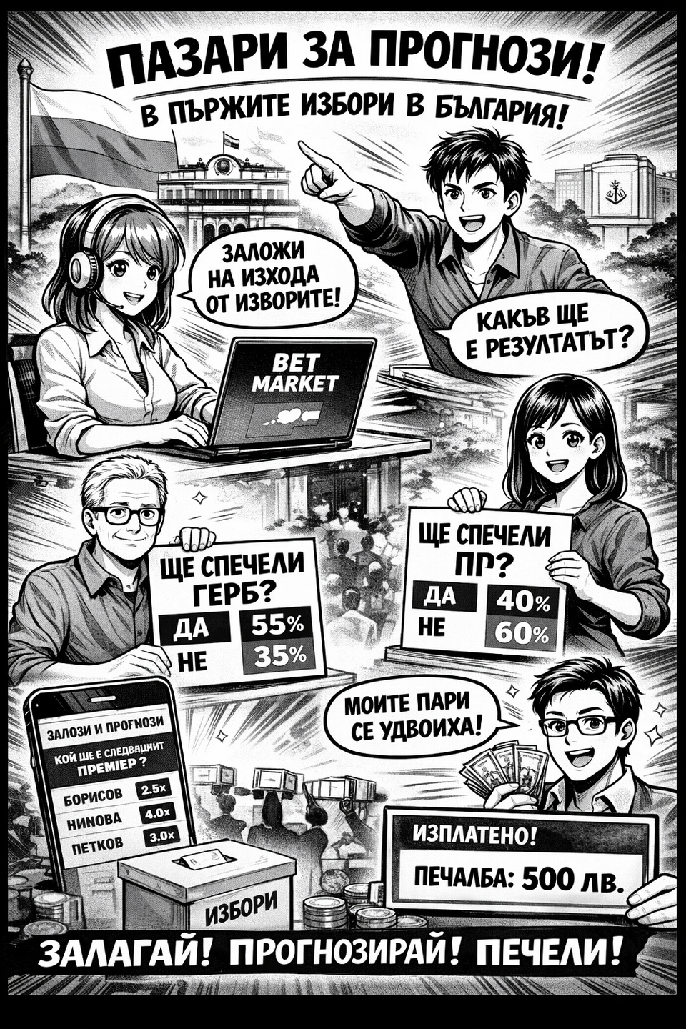 🎰 Единствени в света по real-time избори