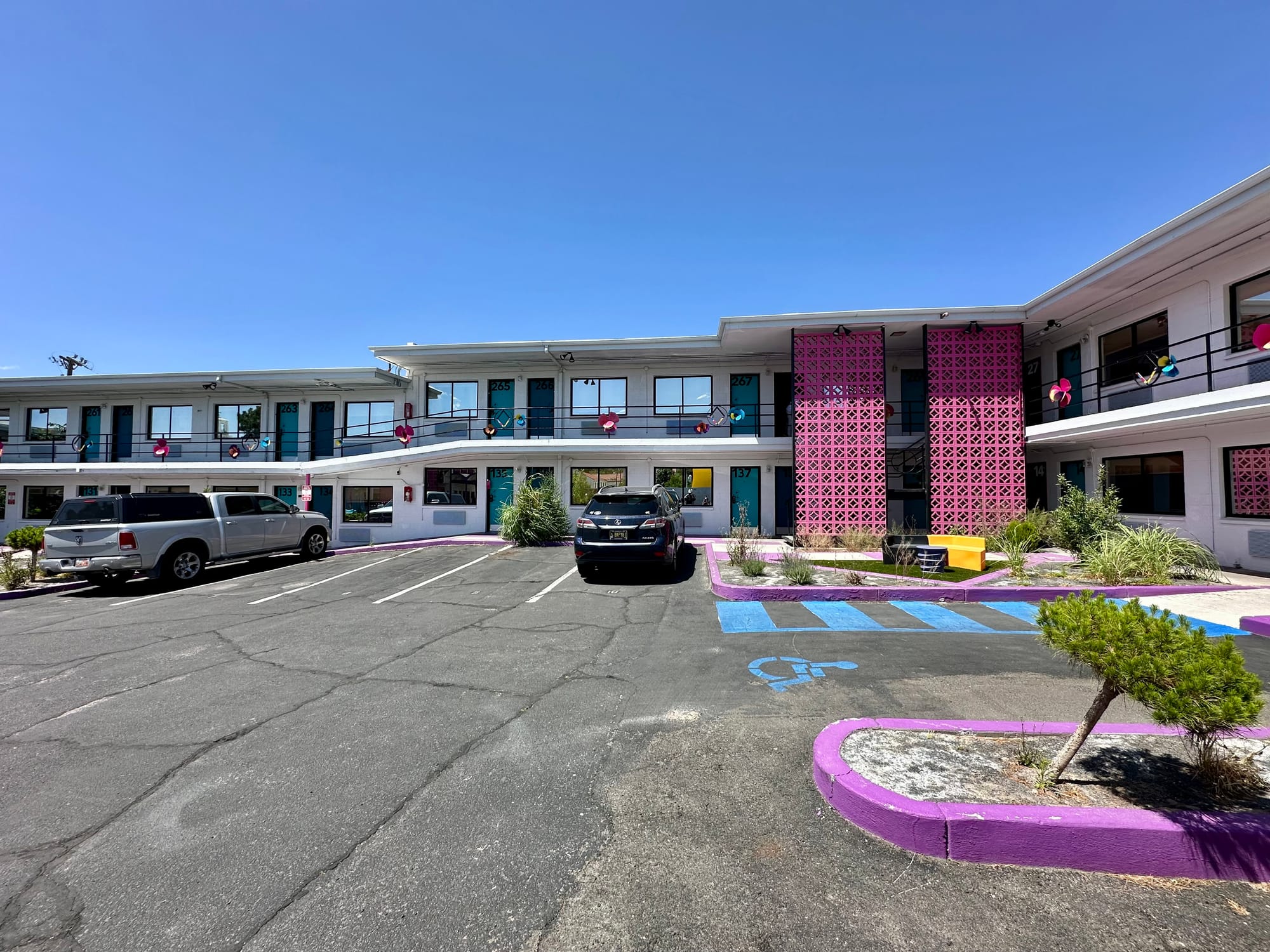 A photo of the hotel/motel I was staying at