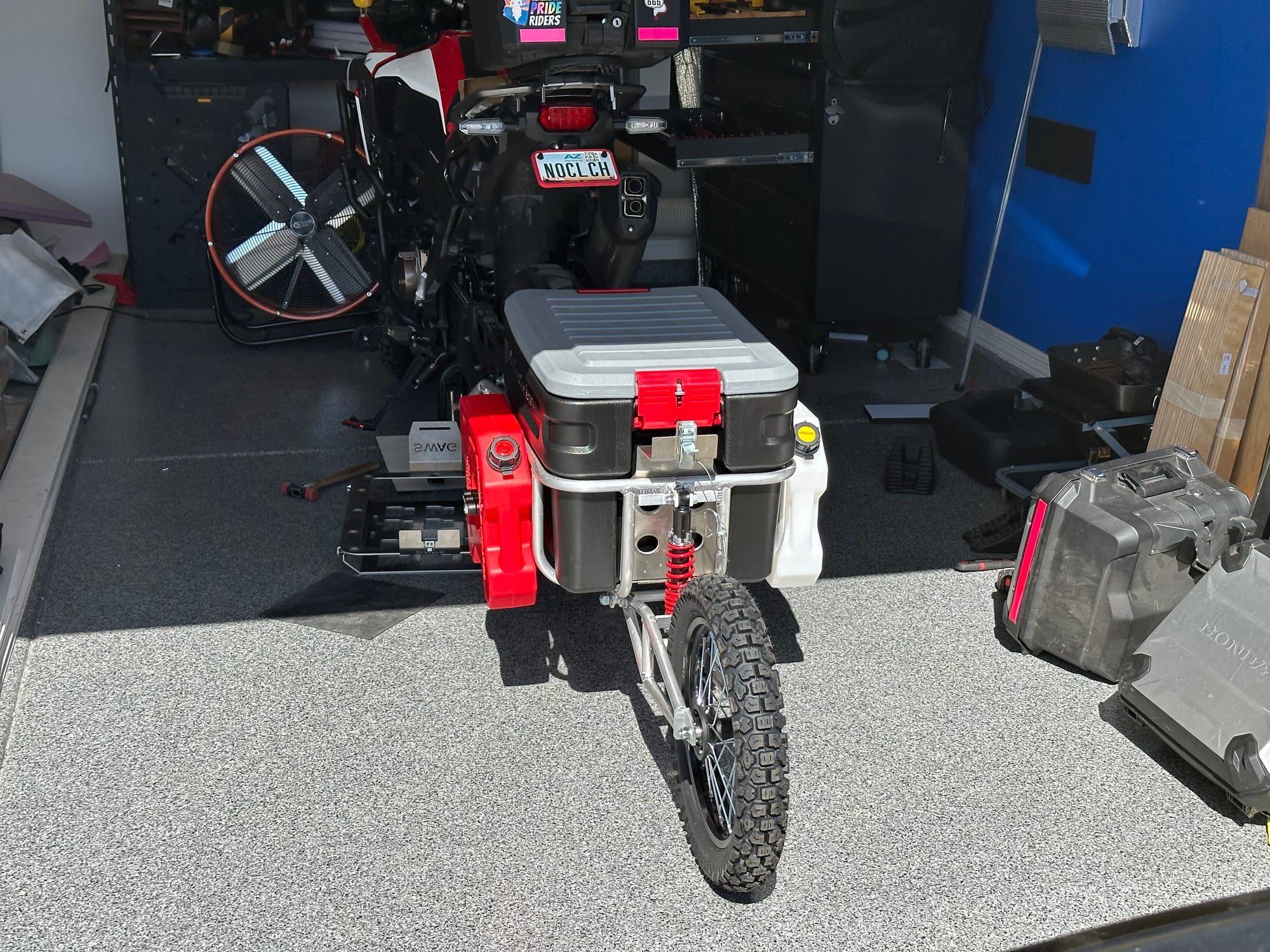 RotopaX containers mounted on the trailer