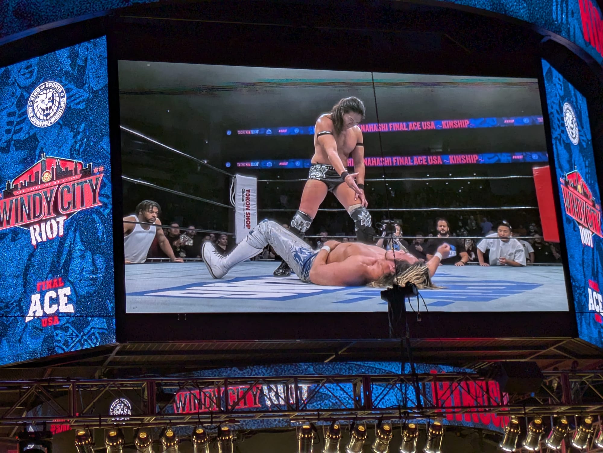 Konosuke Takeshita offers his hand to the Ace.