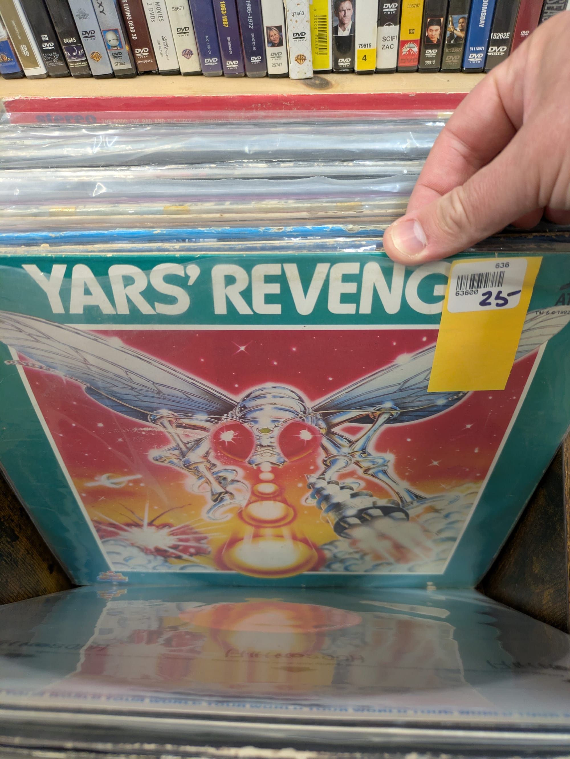 Vinyl copy of a soundtrack(?) to the Atari game Yars' Revenge