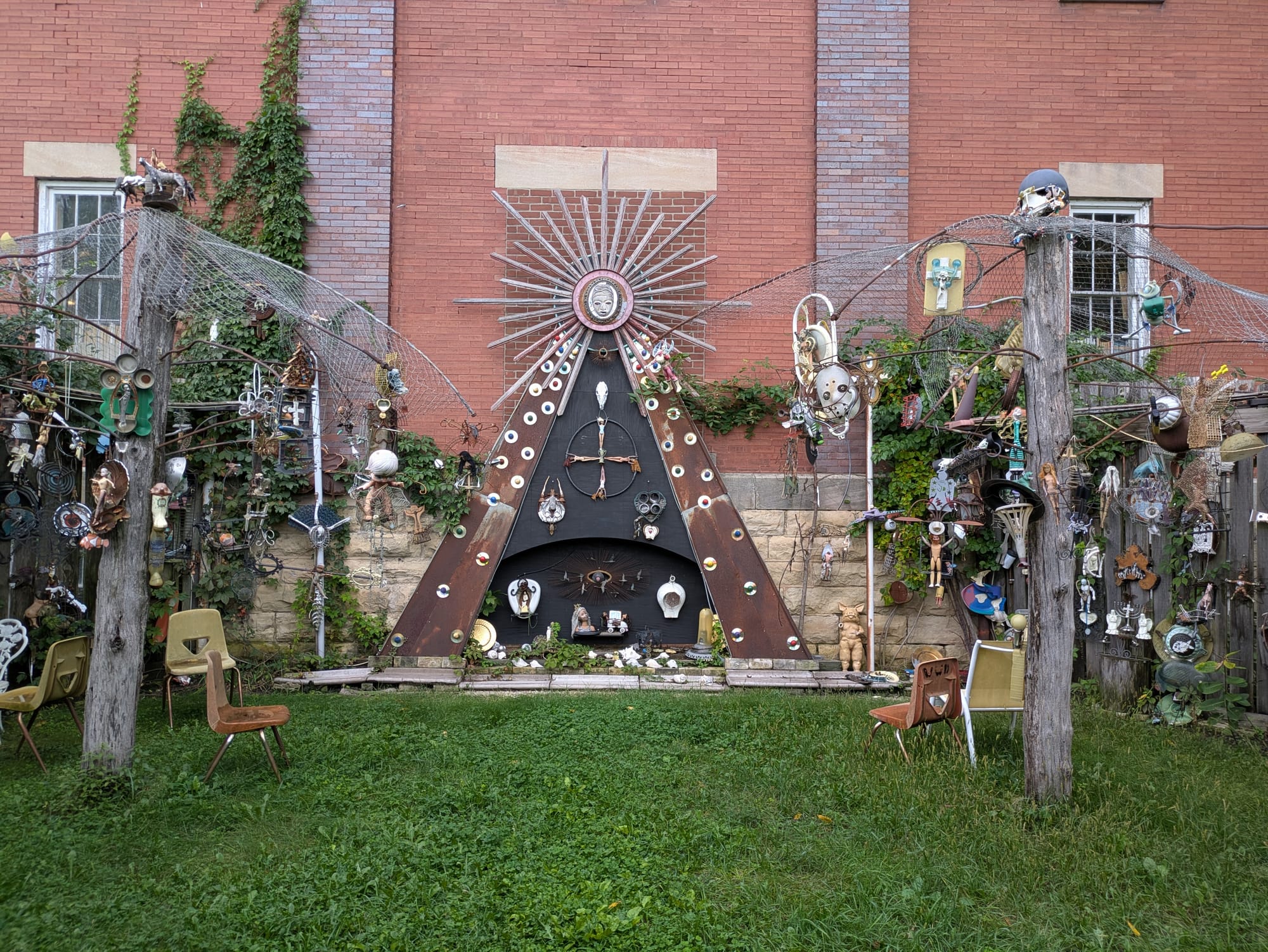 Art installation, or shrine? Answer: yes.