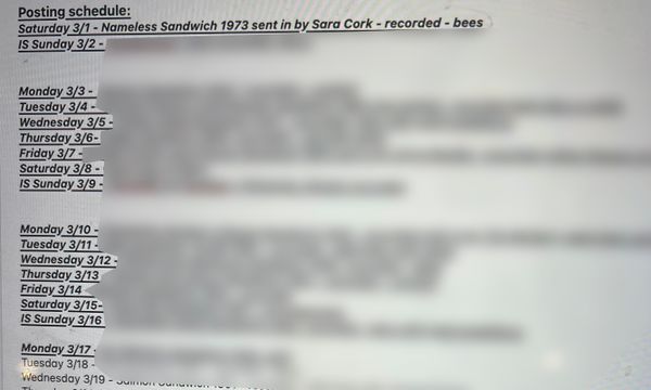 Day 1 of Sandwiches of History: LIVE!