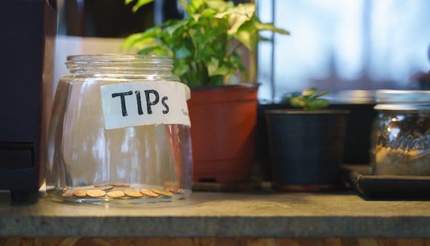 Tip jar