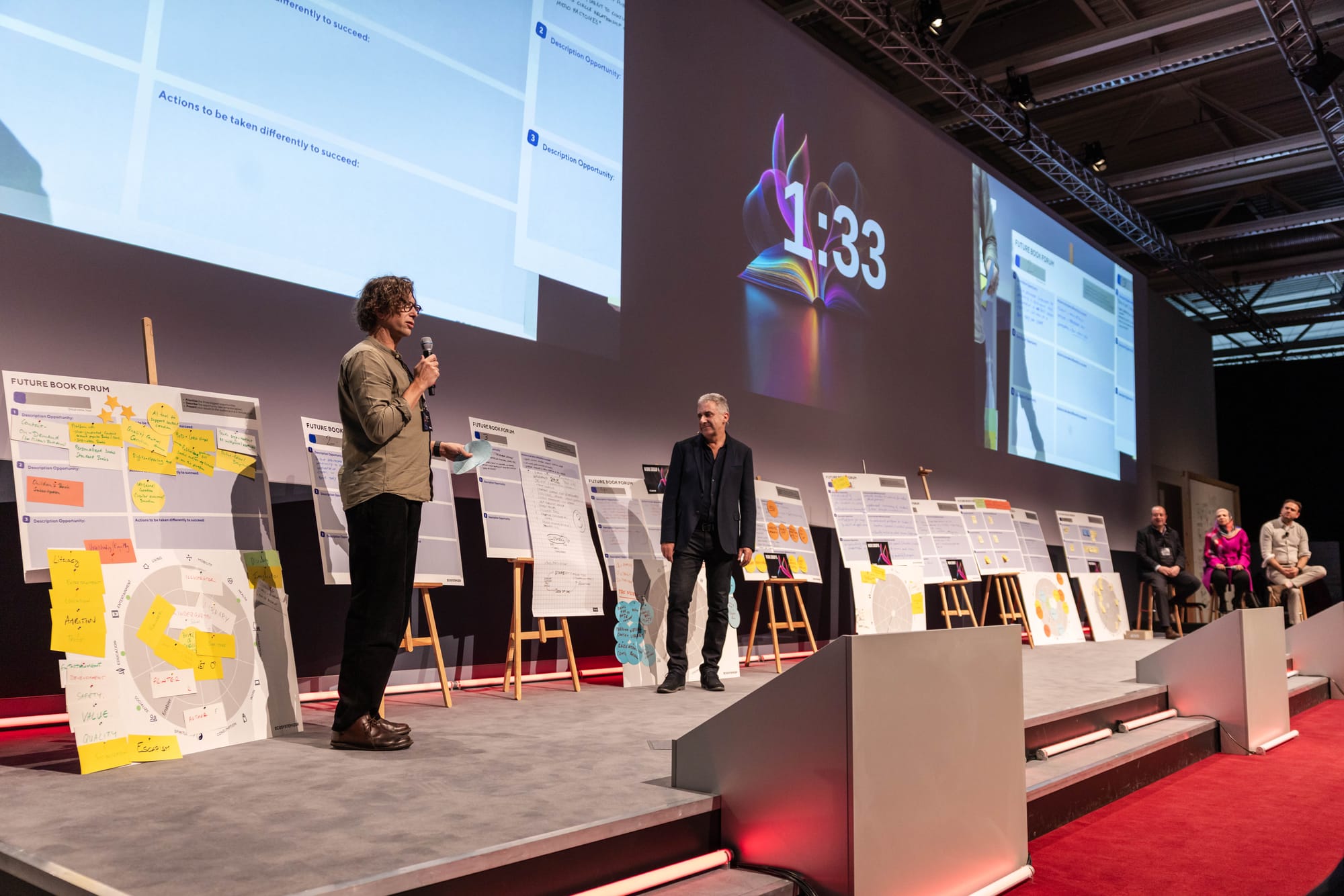 En bild på Per Helin på scenen i München