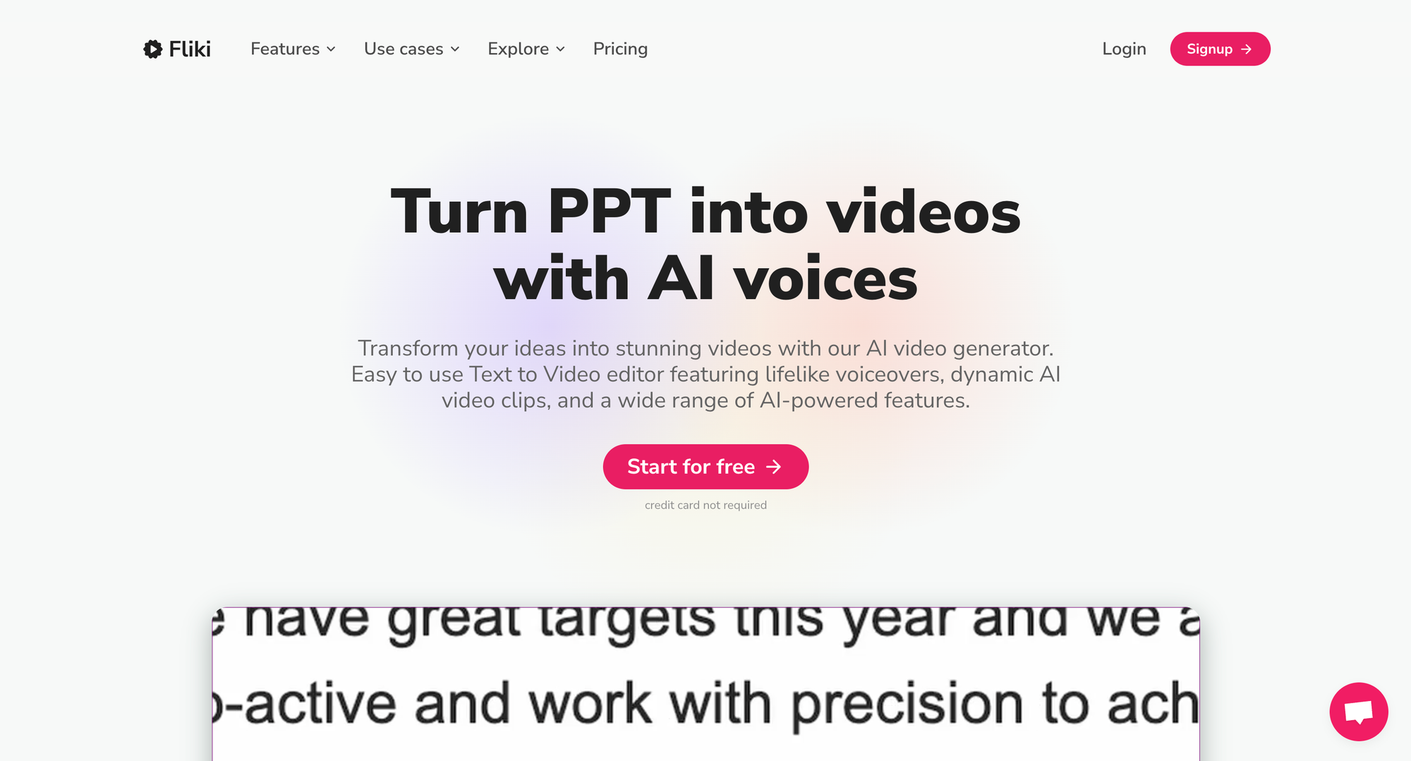 Fliki AI Video Generator