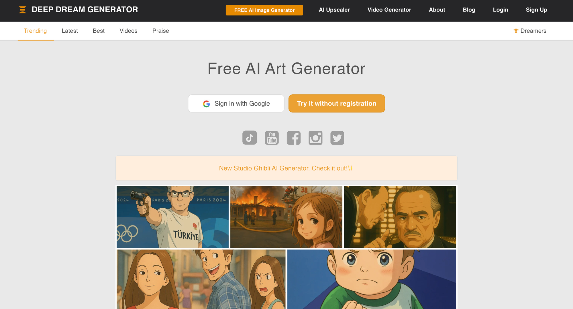 Deep Dream Generator