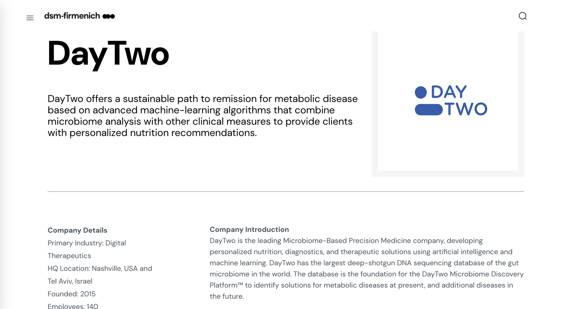 DayTwo Blood Sugar Management