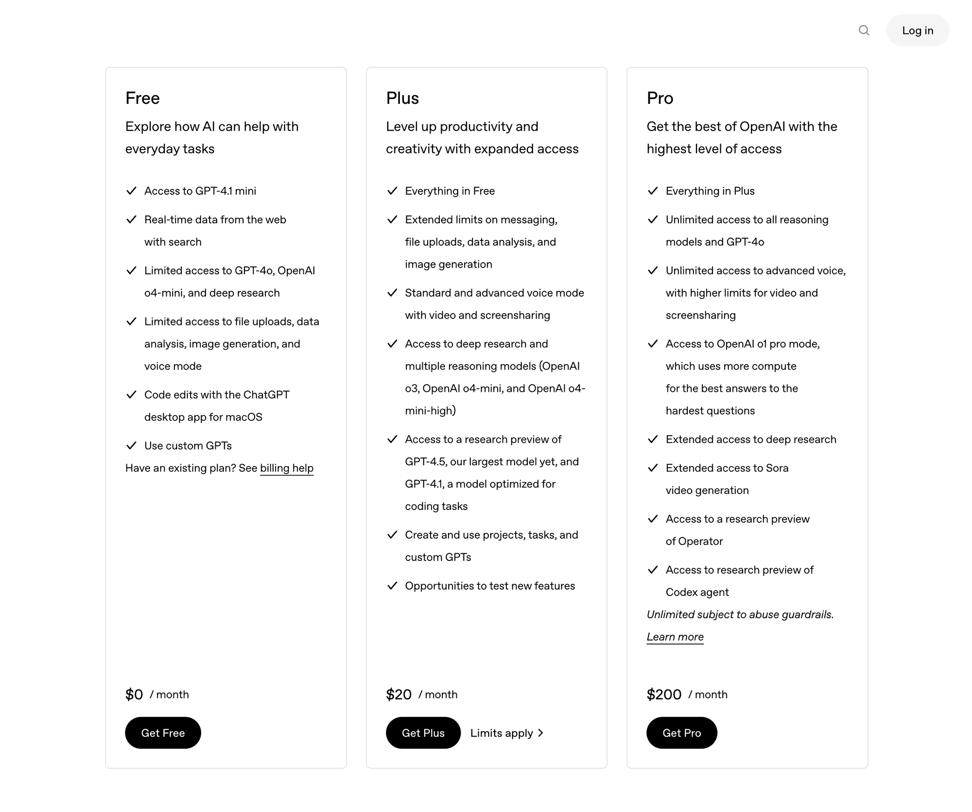 Pricing Plans and Free Trial Chat GPT AI