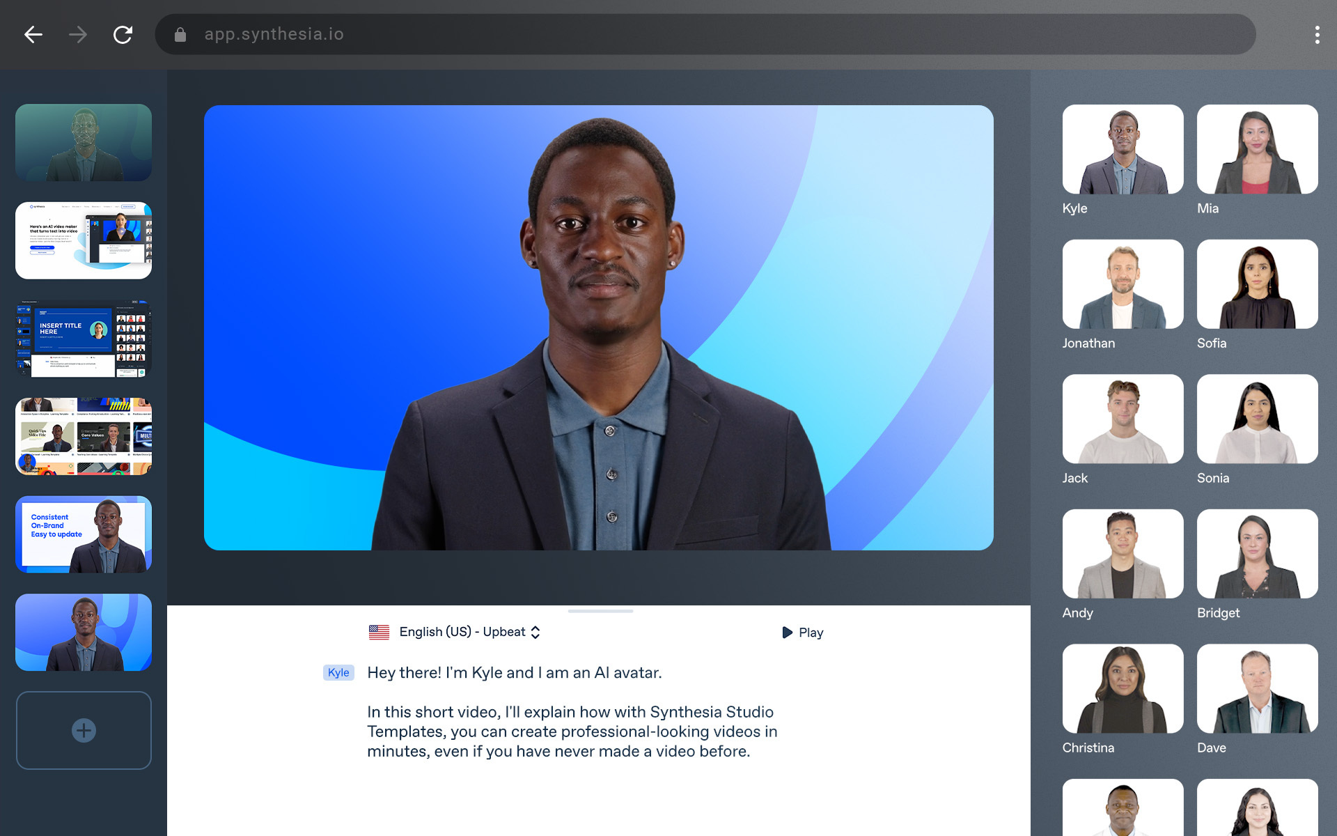 Synthesia - AI Video Generator
