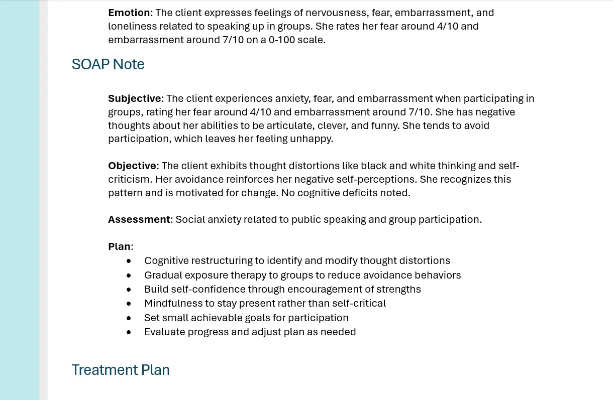 AI-Powered Progress Notes