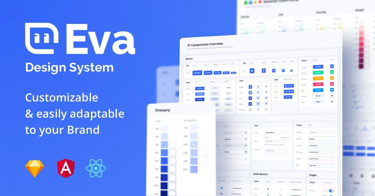 Eva Design System (by Akveo)