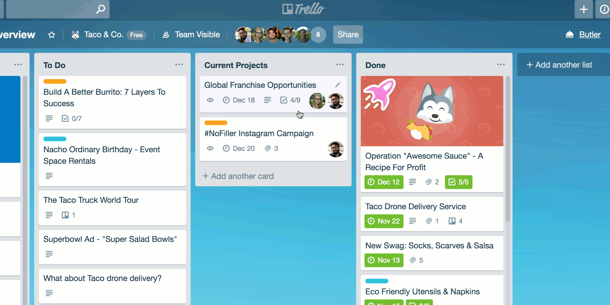 Trello + Butler
