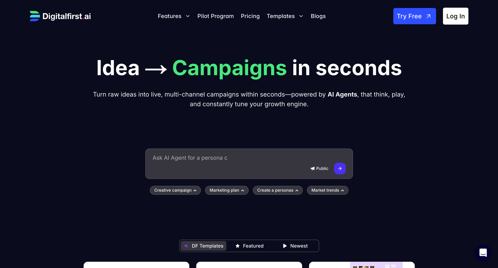 Digital First AI AI agent to automate the creation of marketing strategy