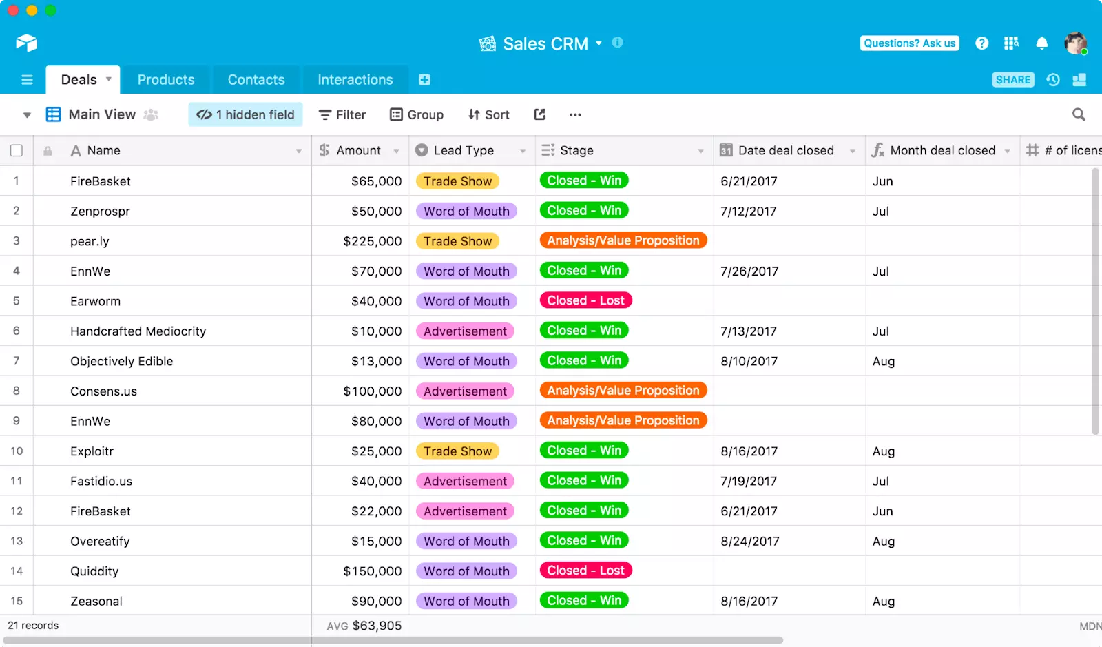 Airtable - business operations tool