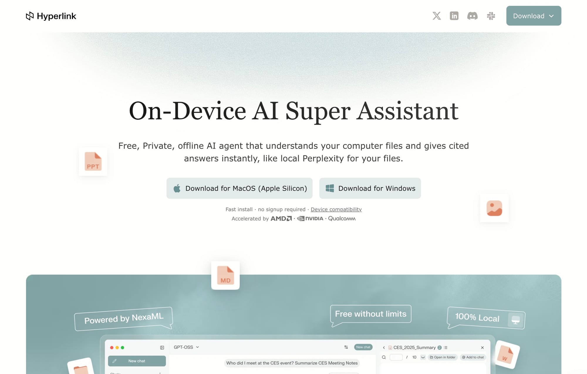 Hyperlink by Nexa AI 