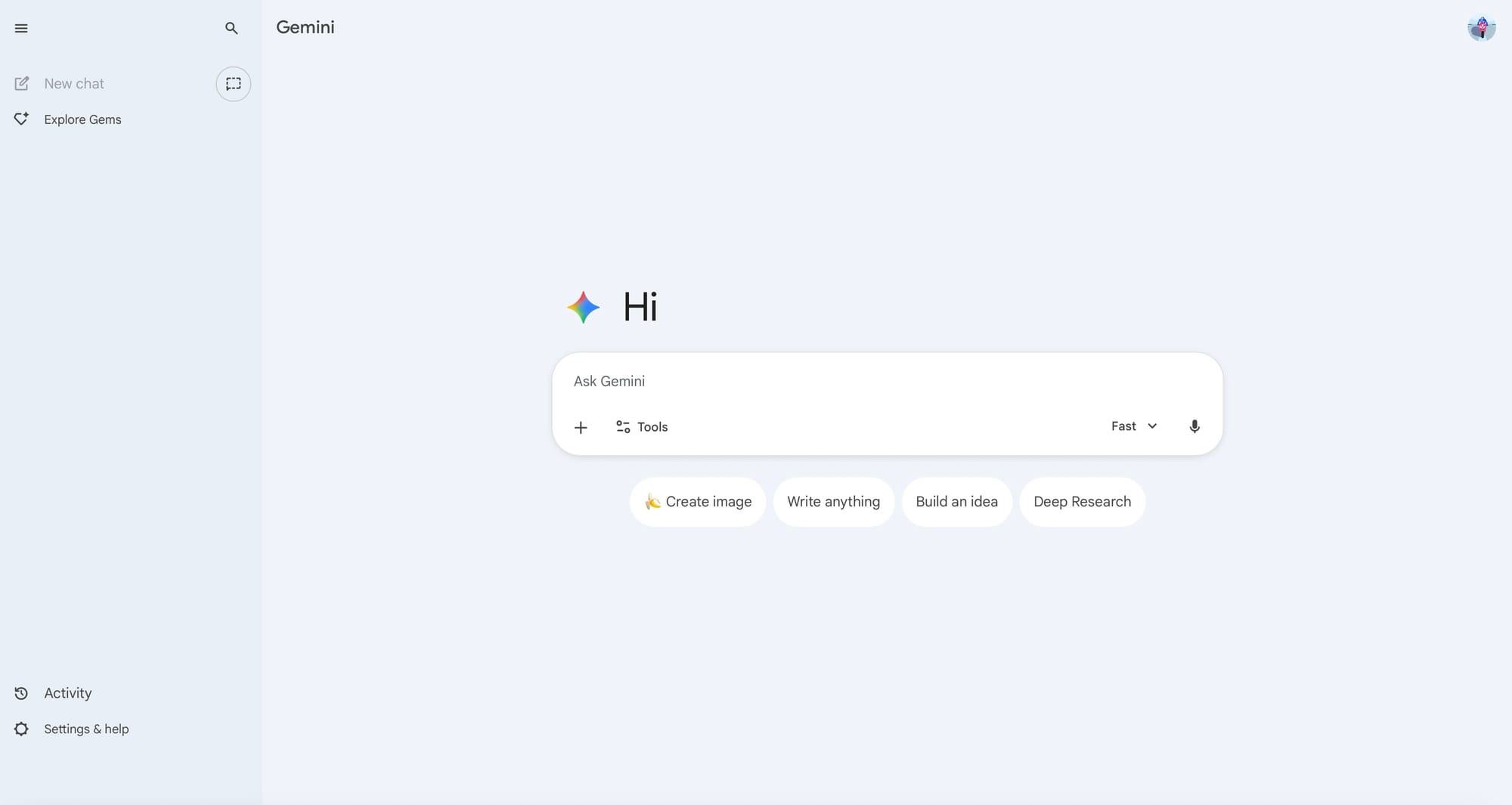Gemini Desktop Dashboard