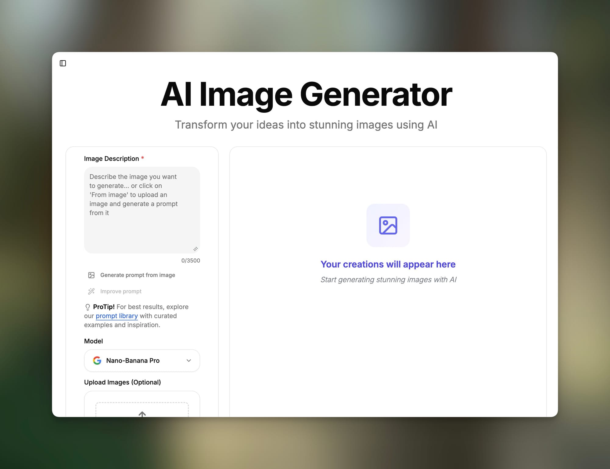 AI Image Generation and Editing