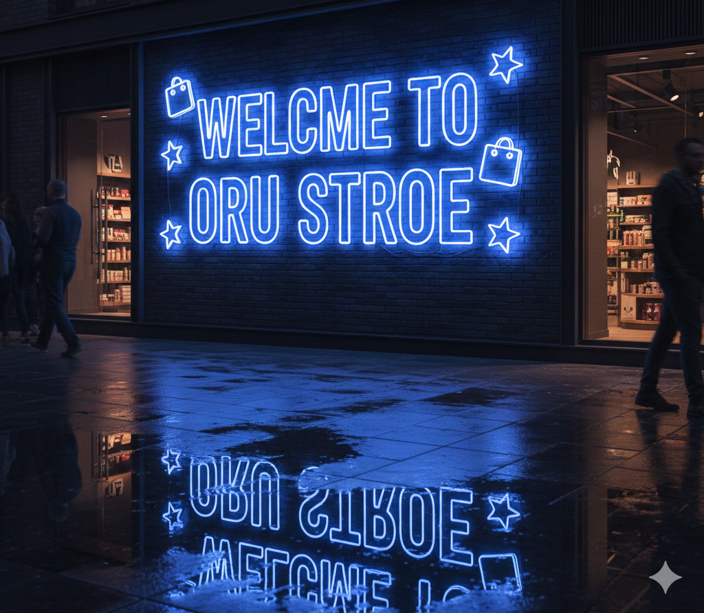 Text-Heavy Scene generated with Nano Banana