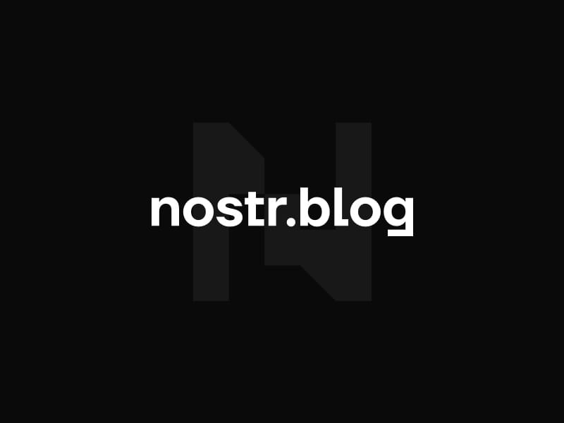 Why I'm moving to the Nostr protocol and why I think it's the future of web3.0 and social networks.