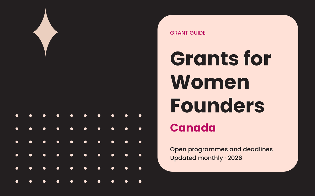 Grants for Women Founders in Canada (2026)