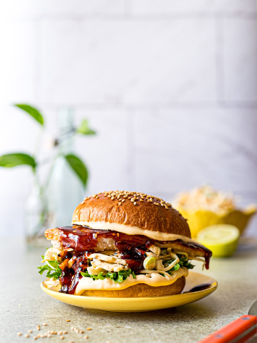 Oppskrift på verdens beste kyllingsburger