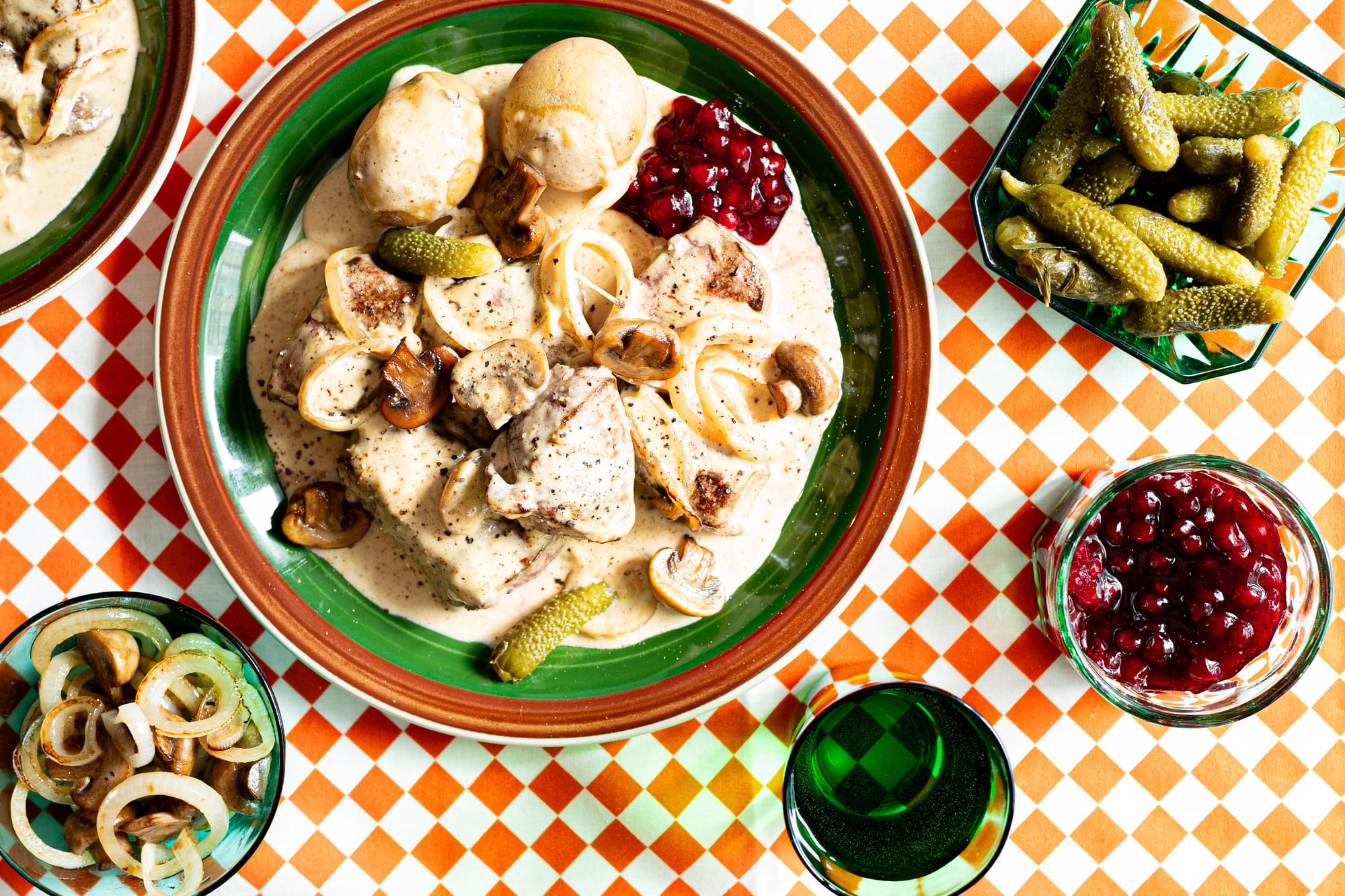 Oppskrift lever i fløtesaus