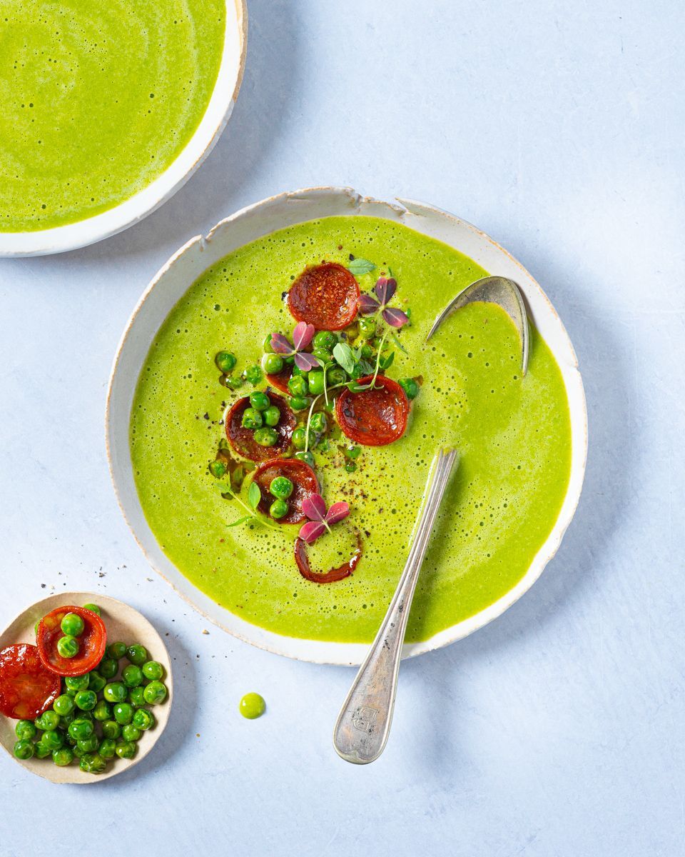 Grønn ertesuppe