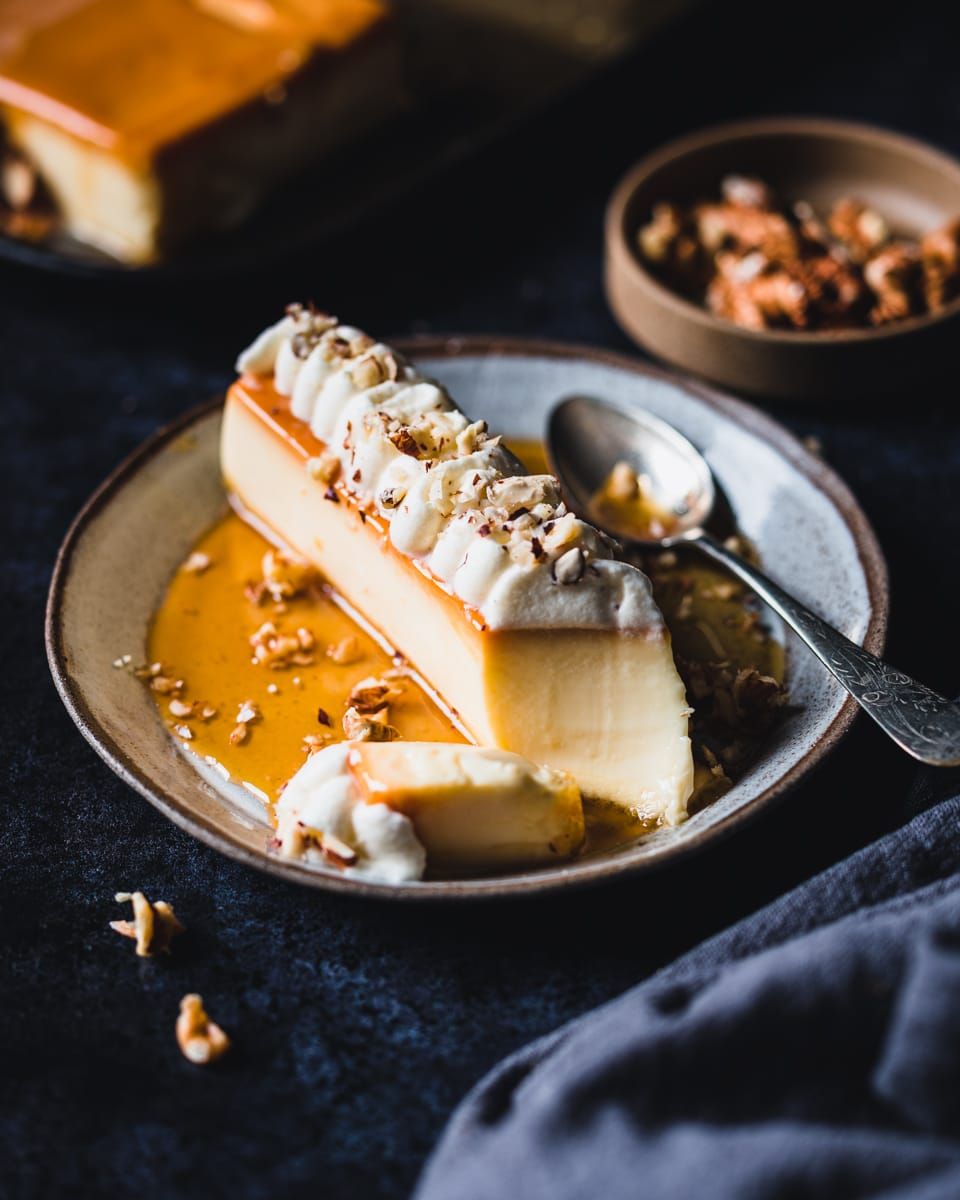 Fløyelsmyk karamellpudding