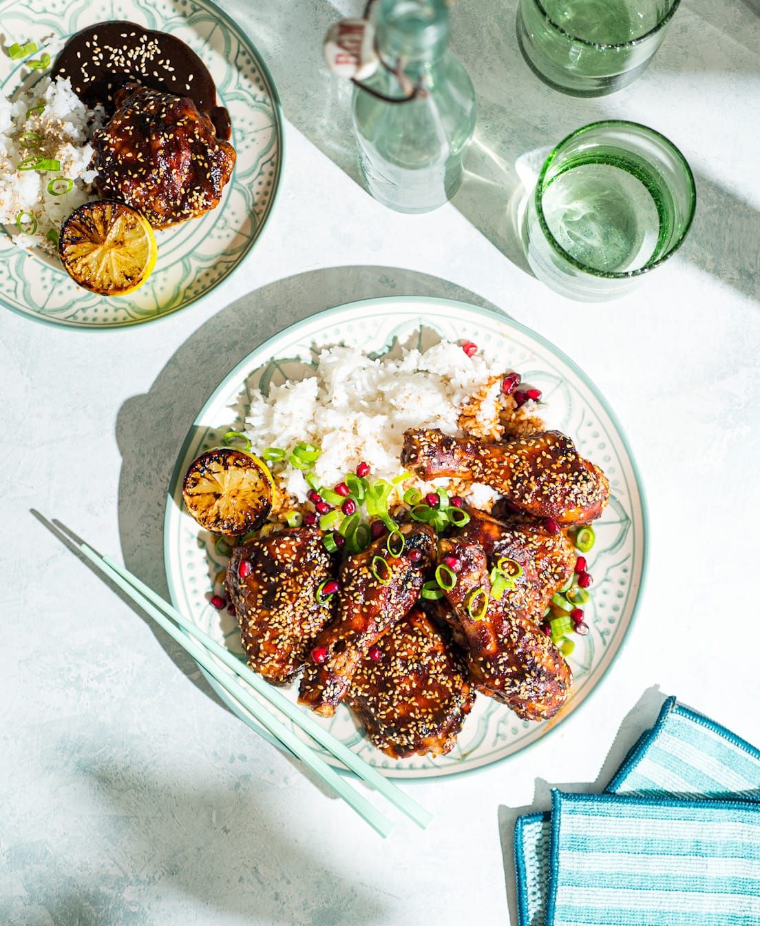 Koreansk sticky bbq kylling