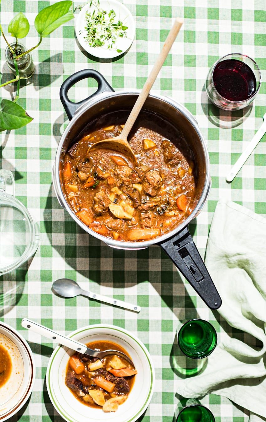 Biffgryte i trykkoker