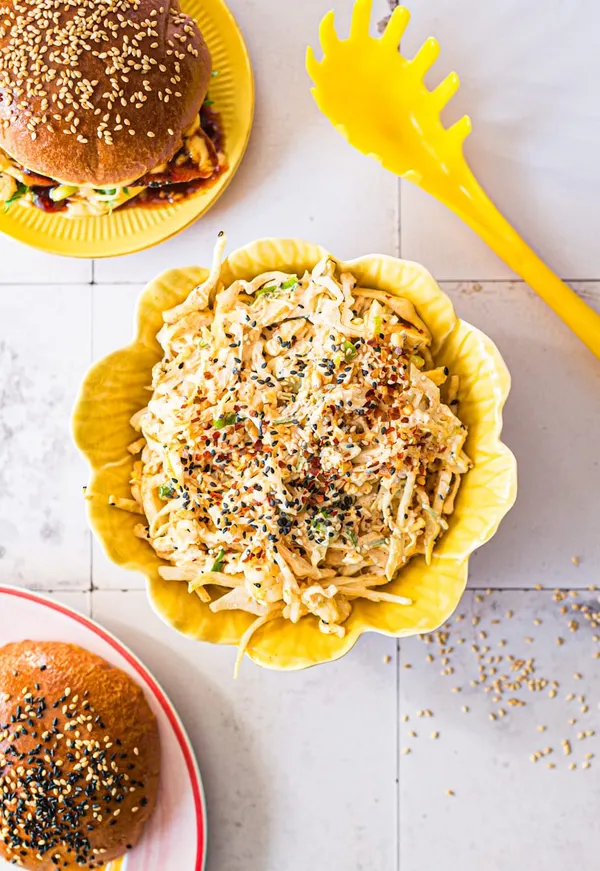 Oppskrift koreansk coleslaw, grill, bbq, oslo