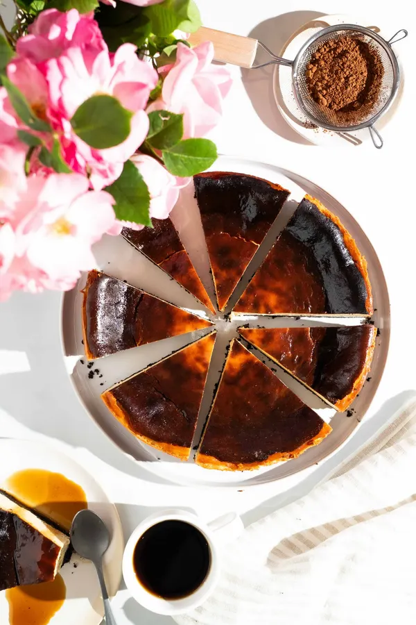 Brent ostekake med kaffe oppskrift kake